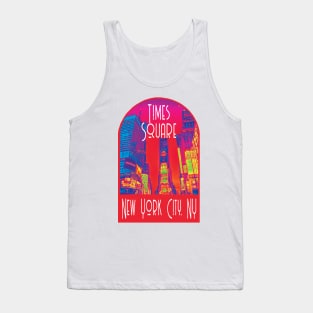 Times Square NYC Decal Tank Top